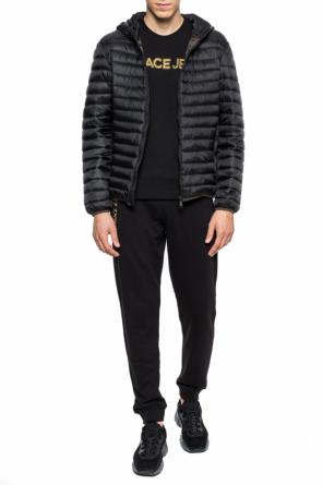 Logo-appliquéd quilted jacket, zdjęcie 2 Logo-appliquéd quilted jacket od Versace Jeans